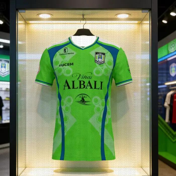 Maillot de Futsal Valdepeñas Viña Albali 2026 – Haut d'entraînement de football en salle pour hommes et femmes – Tenue de sport et de plage LNFS