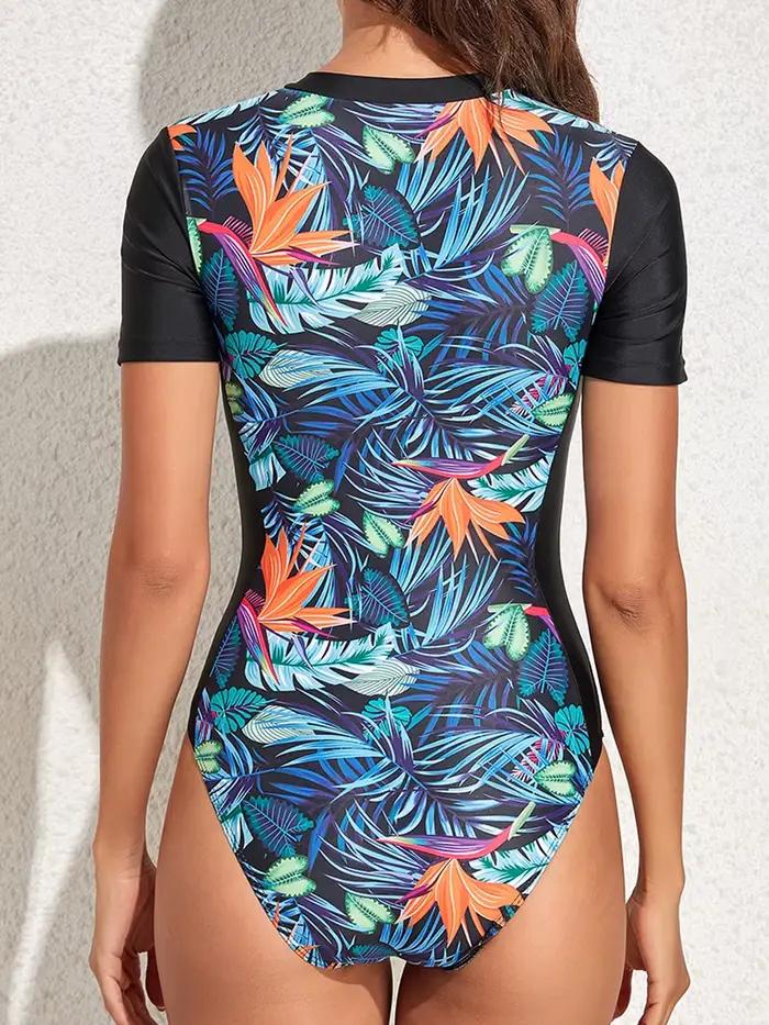 Maillot de Bain Zèbre Pour Femmes Plongée Plage Surf Polyester Elasthanne Triangle Occasions Spéciales