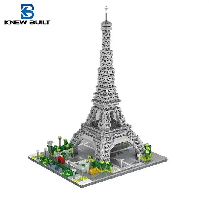 Knew construit 3 tailles choix Paris tour Eiffel Micro Mini blocs de construction jouet fierté de France décoration à collectionner et cadeau-Worth