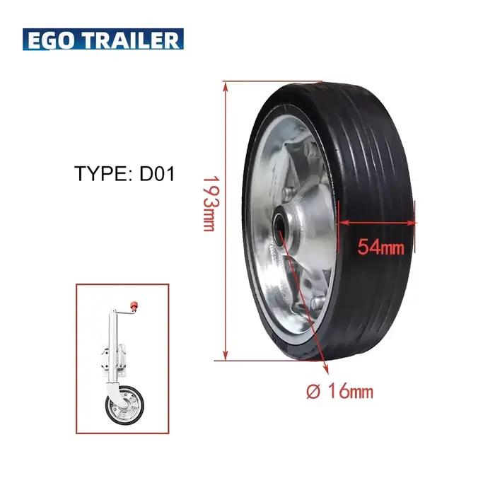 Roue de Rechange pour Remorque Jack Jockey, Composants de Camping-car, Pièces de Caravane, Accessoires