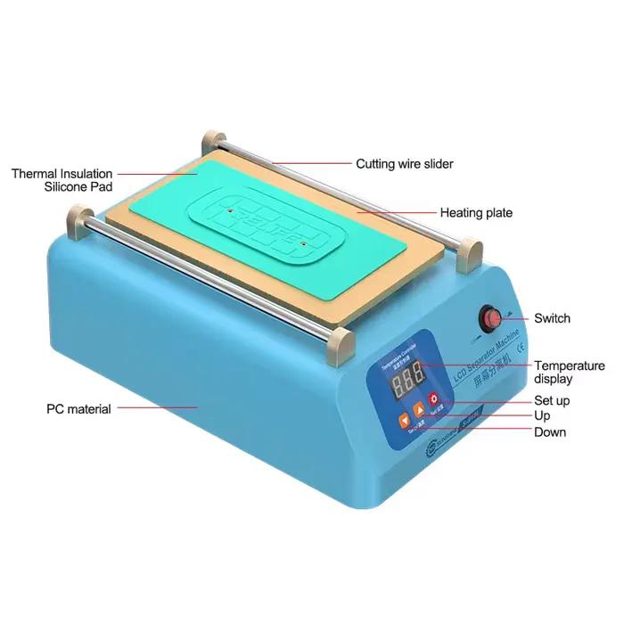 SUNSHINE S-918L séparateur d'écran LCD 8.5 pouces Super aspiration Machine de séparation d'écran de téléphone pour la réparation d'écran iPhone android