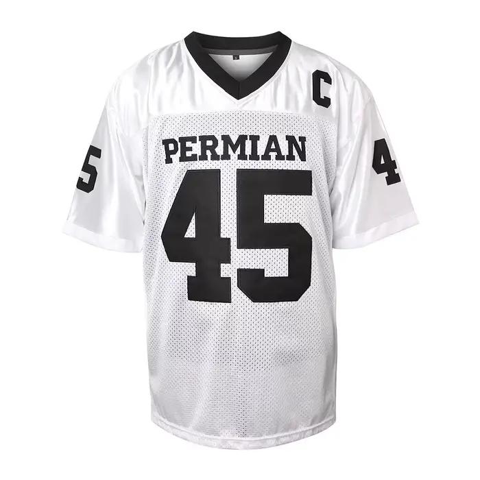 Boobie Miles-Maillot de football américain Permian, chemise de sport, broderie, couture, vêtements d'extérieur amples, haute qualité, #45