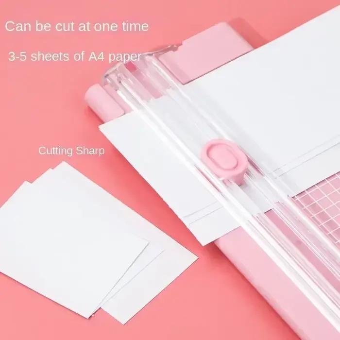 Coupe-papier de coupe bidirectionnel A4 avec règle extractible pour coupe-Photo, Machine légère pour tapis de découpe de Scrapbook
