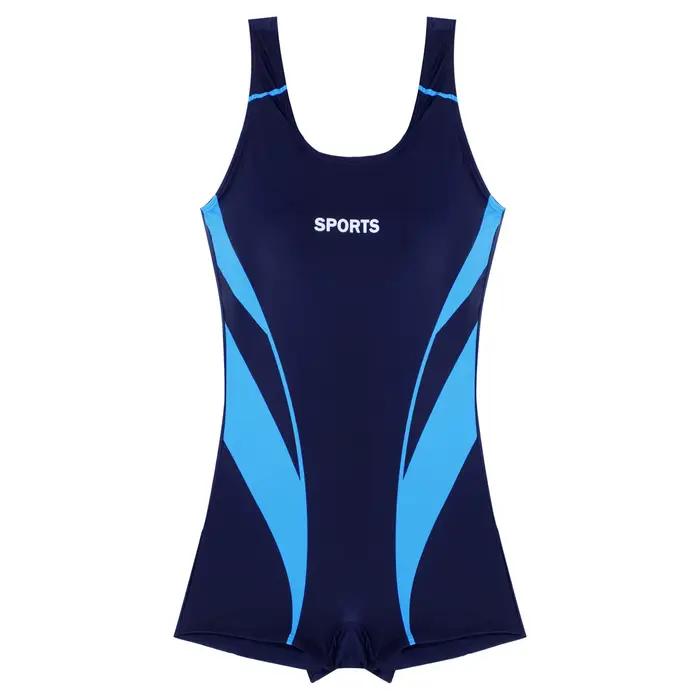 Maillot de bain une pièce à col en U pour femmes
