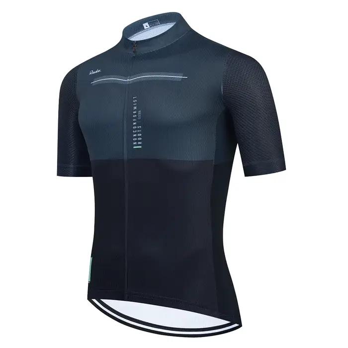Raudax-Maillot de cyclisme à manches courtes pour homme, vêtements de course, VTT, été, 2022