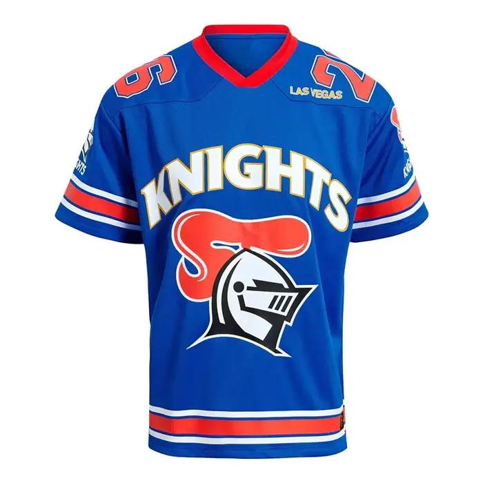Maillot de rugby domicile/extérieur/entraînement Knights 2026 - Taille enfant : 16-26 Taille homme : S-5XL Confortable, respirant, qualité parfaite !