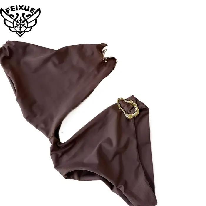 Une épaule 2025 Sexy femmes une pièce maillot de bain