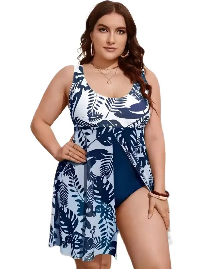 Maillot de bain une pièce grande taille pour femme effet ventre plat collicou push-up ensemble de bikinis d'été polyester ajustement confortable occasions estivales