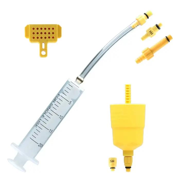 Kit de vidange de frein à disque hydraulique de vélo, ensemble de 11 pièces, outil adapté aux séries SHIMANO, SRAM, MAGURA, outils de réparation de freins de vélo de route