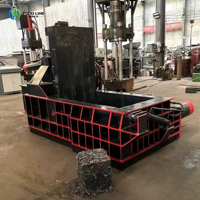 Presse à blocs métalliques personnalisée équipée de moules sur mesure pour le traitement des déchets métalliques