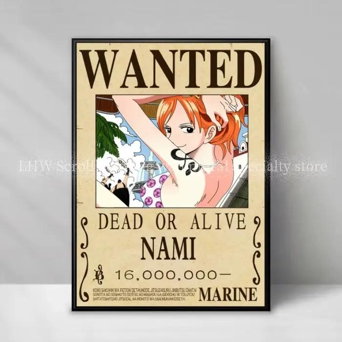 Une pièce Anime haute qualité recherché avis jaune peinture décorative salon chambre mur fond cadeau d'anniversaire