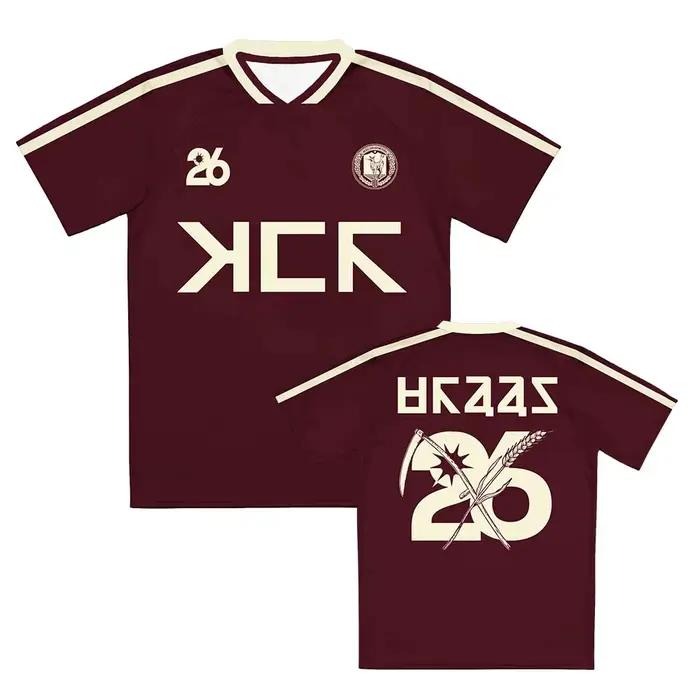 Maillot de football MCR The Black Parade Tour 2026 My Chemical Romance, t-shirts de football unisexes, streetwear, t-shirts à manches courtes tendance