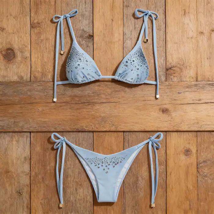 Ensemble bikini 3 pièces Diamond avec jupe
