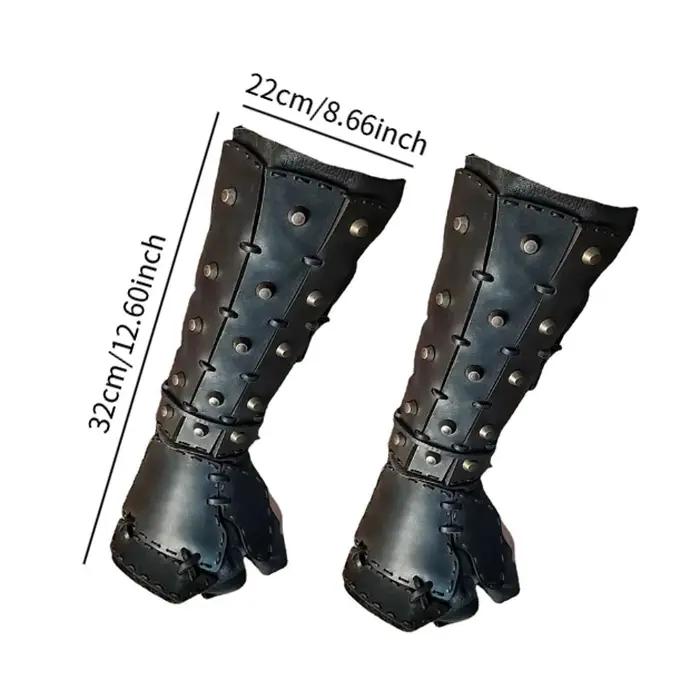 Protège-bras médiévaux, Design rétro, manchette Steampunk, brassards gothiques pour hommes pour Halloween