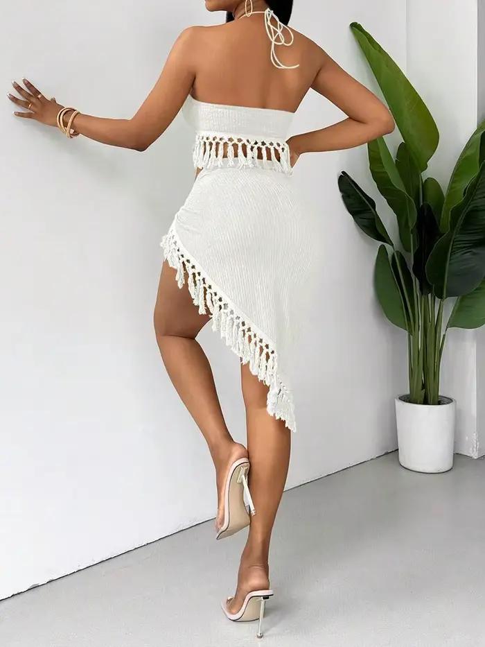 Maillot de bain 2 pièces à glands sexy pour femmes