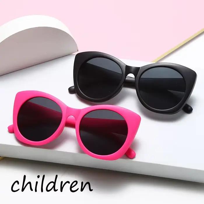 Lunettes de soleil pour enfants avec protection solaire UV pour garçons et filles, version cool pour bébés, lunettes de soleil à la mode pour filles