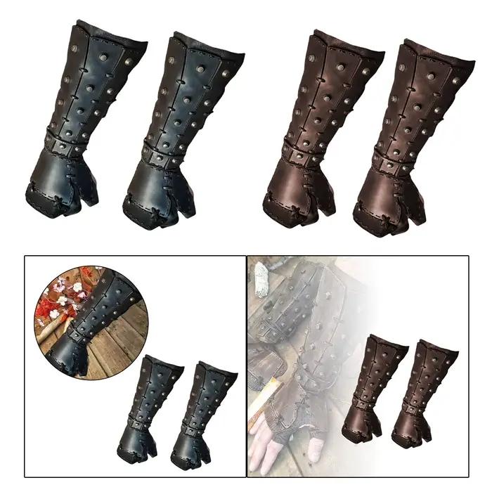 Protège-bras médiévaux, Design rétro, manchette Steampunk, brassards gothiques pour hommes pour Halloween