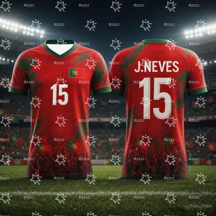 2026 Cristiano Ronaldo No. 7 maillots de football du Portugal, cadeaux pour fans, t-shirt de sport d'été pour hommes, vêtements pour enfants, t-shirt Y2k pour femmes ﻿
