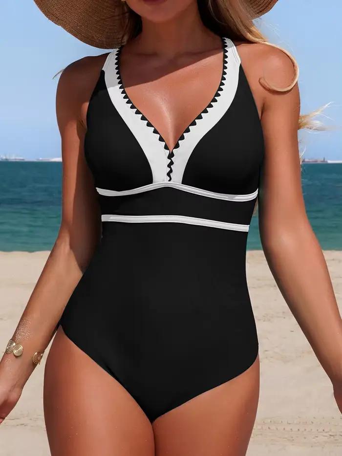 Maillot de bain vintage slim 2026 pour femme