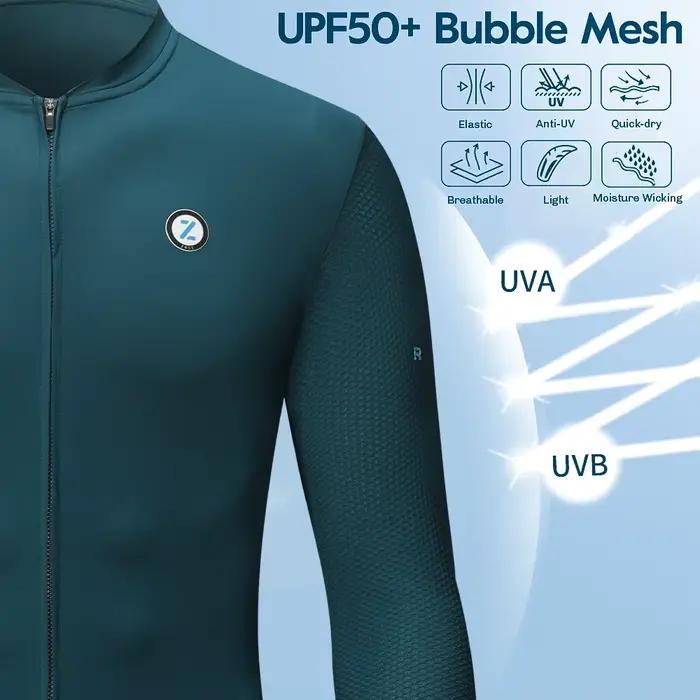 Maillot de cyclisme ZRSE à manches longues, coupe ajustée, UPF 50+, pour hommes et femmes, été, printemps, vêtements de cyclisme d'équipe professionnelle, séchage rapide