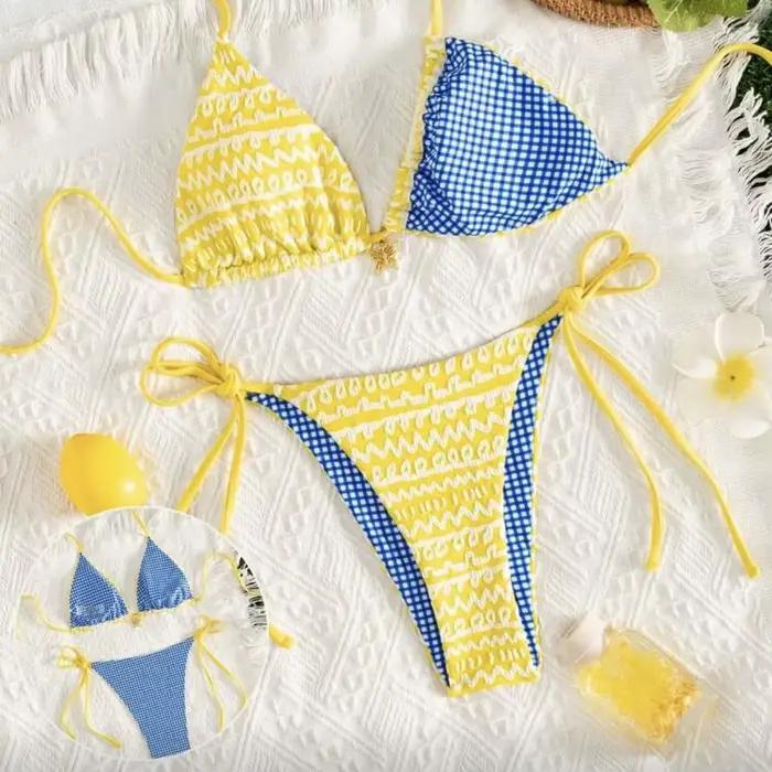 Ensemble bikini réversible