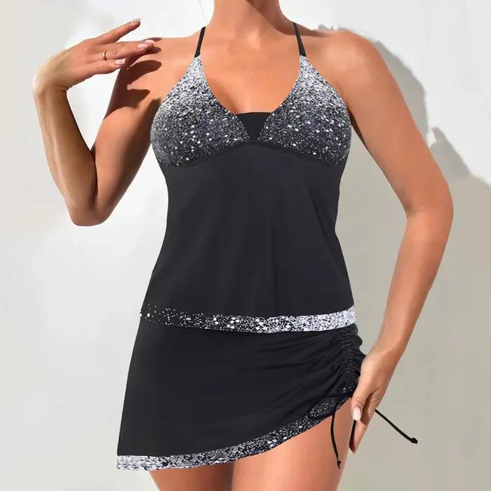 Nouveau Sexy Tankini maillots de bain femmes cordon grand