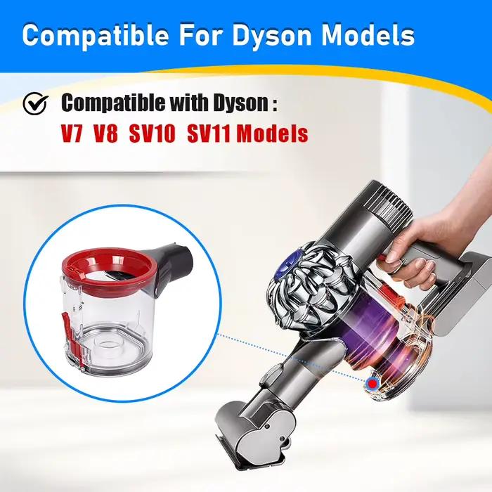 Poubelle de remplacement pour aspirateur à main sans fil Dyson V7 V8 SV10 SV11, pièces de rechange, accessoires