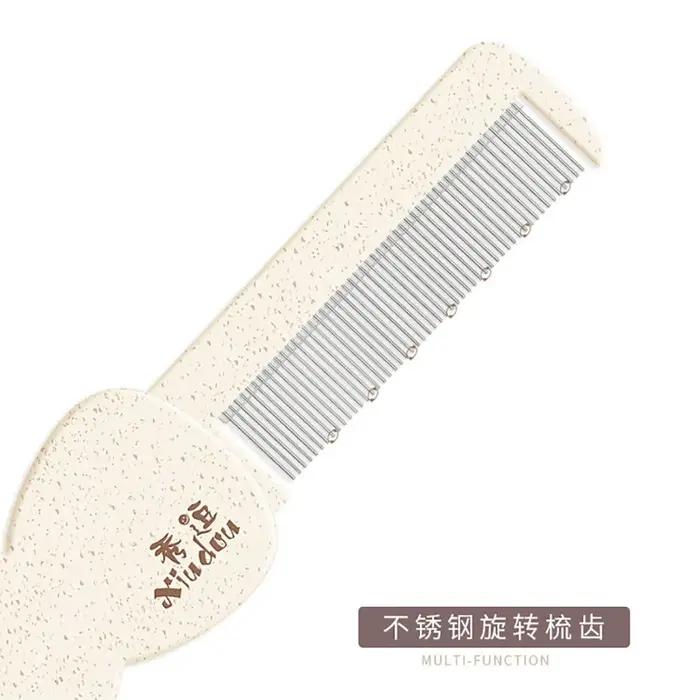 Petit miroir peigne ensemble couleur mode Portable pli maquillage miroir avec peigne pour fille cadeau outils de maquillage vanité miroir voyage