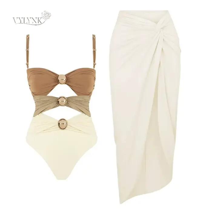 Maillot de bain une pièce et jupe