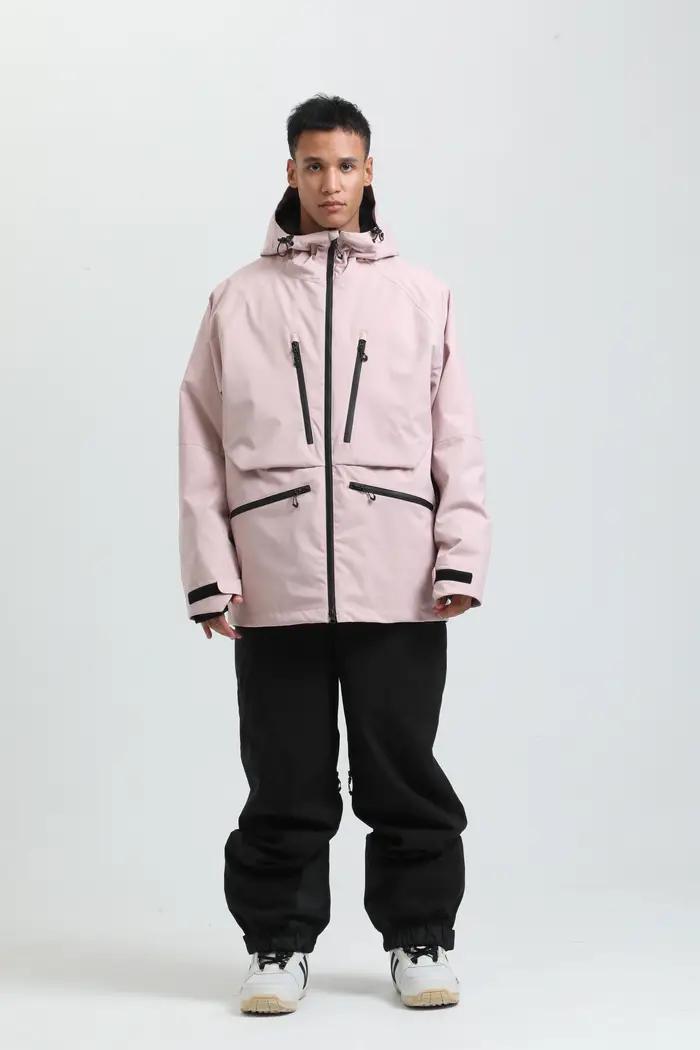 2025 GSOU SNOW tenue de ski pour hommes Sports de plein air d'hiver Double planche chaud respirant imperméable coupe-vent ensemble de Snowboard