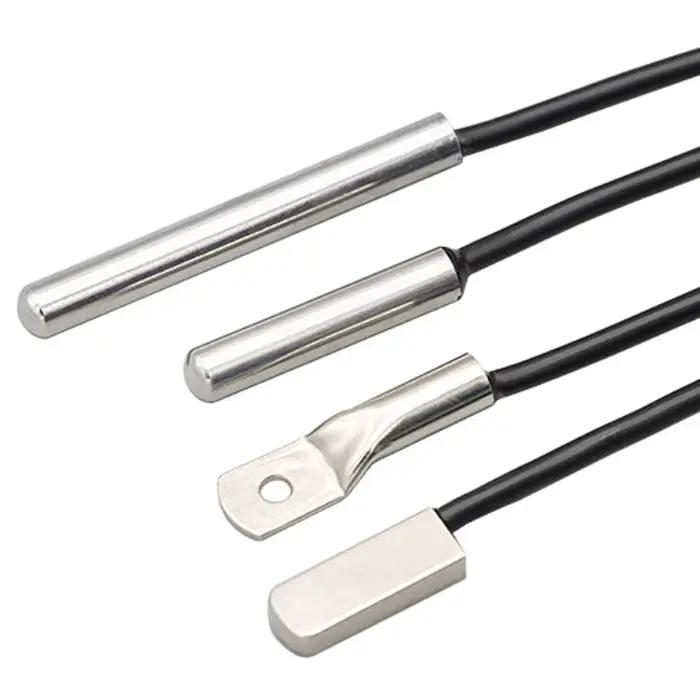 Sonde de capteur de température DS18B20, en acier inoxydable 304, 6x30MM OD 3.0MM, câble de capteurs étanche et anti-poussière, longueur 1M