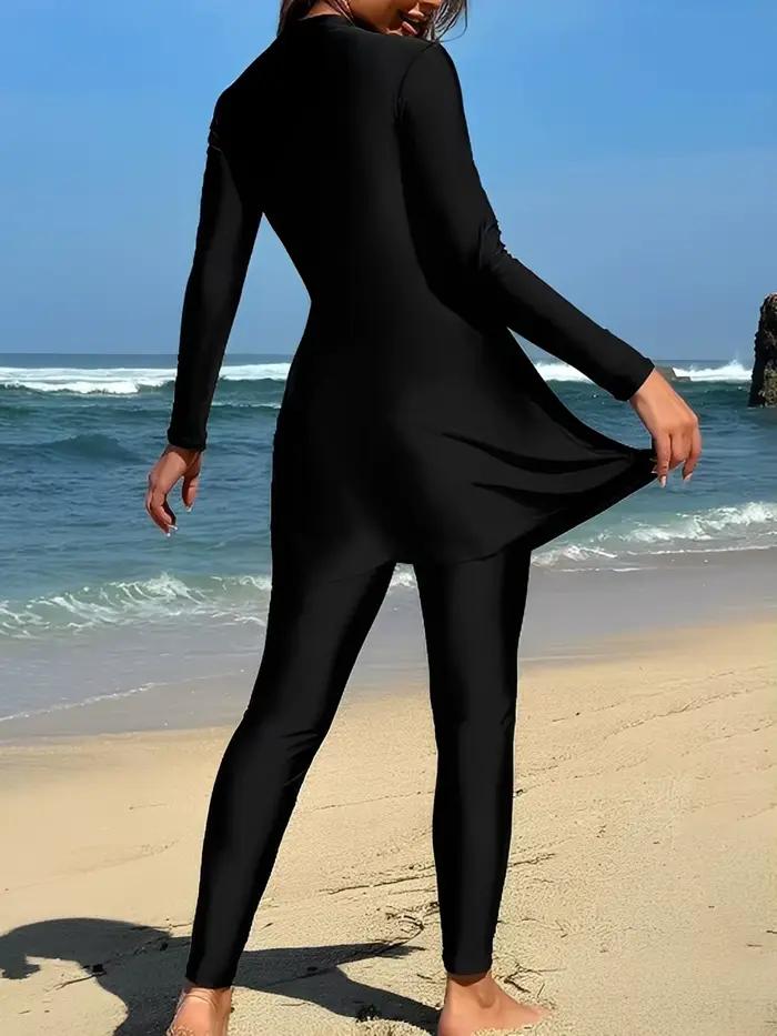 Maillot de bain à manches longues pour femme 2026