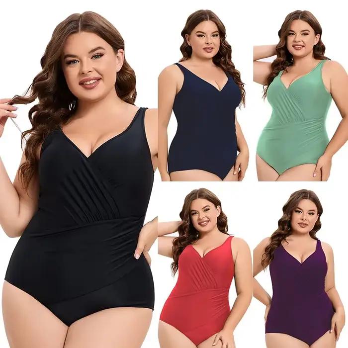 Bikini Imprimé Taille Plus Grande Femme Maillot de Bain Un Pièce Style Modéré Occasions Plage Piscine Vacances