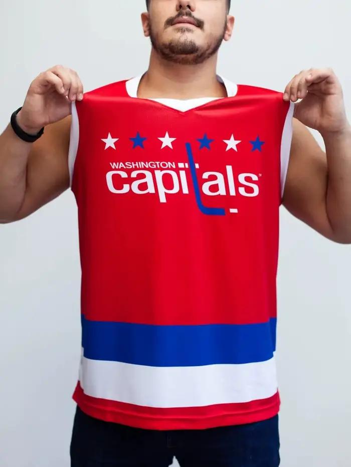 Maillot de hockey sans manches Detroit Red Wings Wing Wheel pour homme, débardeur de sport d'été pour fans de hockey sur glace, assorti pour la famille