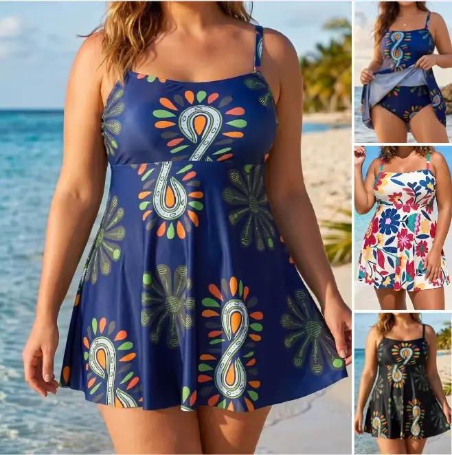 Maillot de bain grande taille L-5XL pour femme