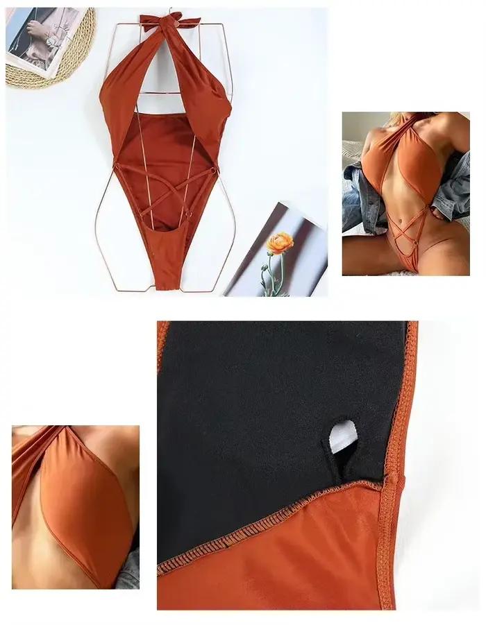 Nouveau Maillot de Bain Une Pièce Sexy 2026 pour Femme
