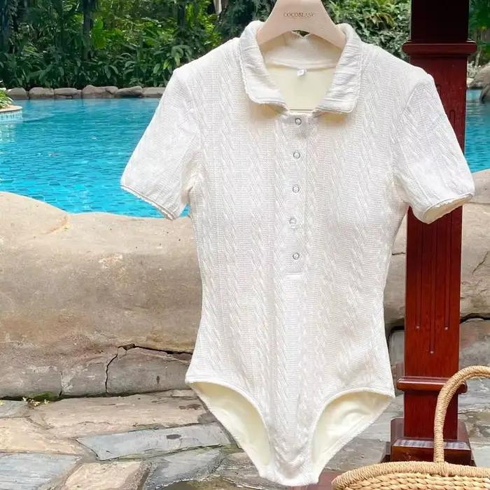Maillot de bain une pièce style Miu pour femme