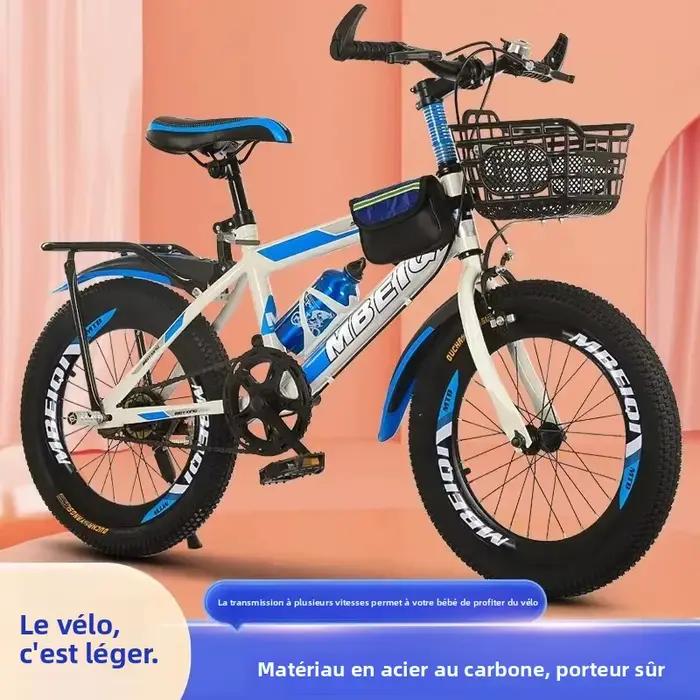 Vélo de montagne/route pour enfants et adultes de 18 à 24 pouces, vélo de déplacement en plein air à vitesse simple/variable pour tous âges