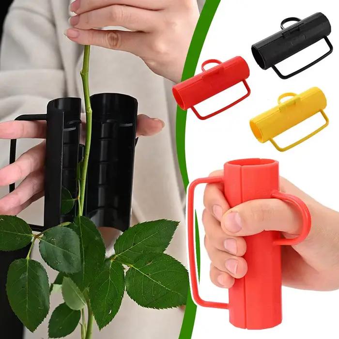 Outil de fleuriste dissolvant d'épines de roses et tondeuse à tiges, conception cylindrique pour l'arrangement floral, jardinage essentiel