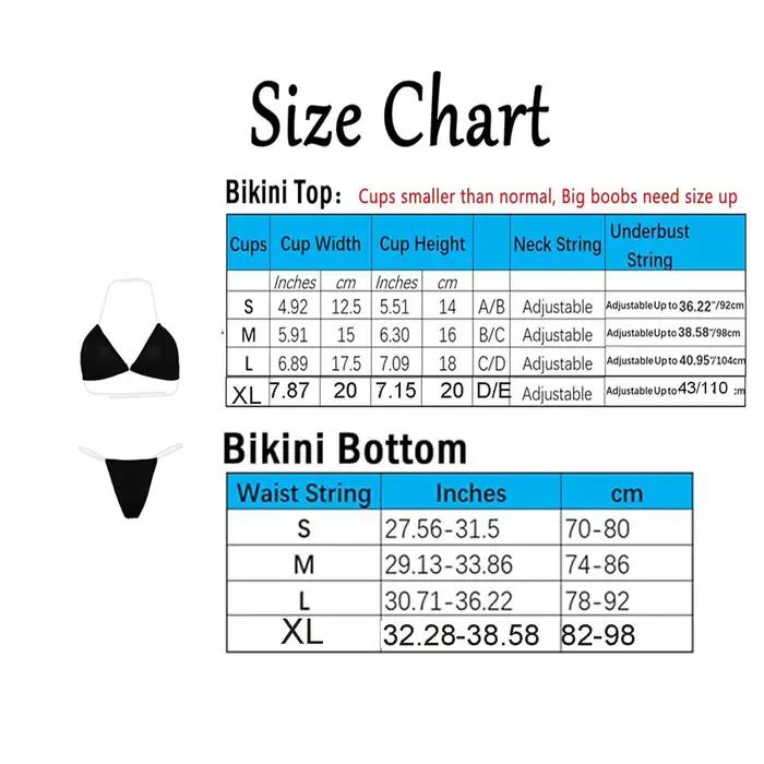 Bikini Femme Micro String Brésilien Effronté Style Jeune Pour Plage Ou Piscine Occasions Spéciales