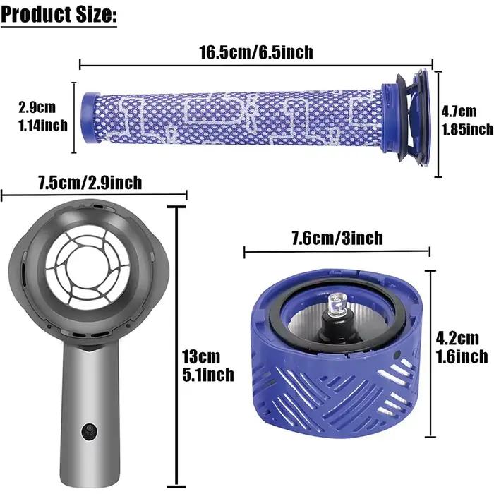 Pour Dyson V6 DC58 DC59 DC72 DC61 DC74 pièce de rechange pour aspirateur, couvercle arrière du moteur couvercle arrière filtre HEPA pièces de rechange