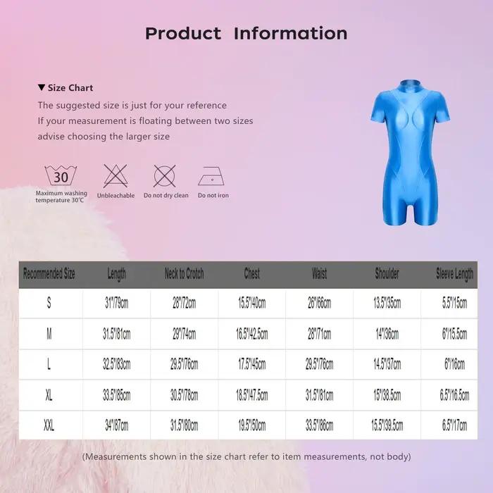 Maillot de bain une pièce brillant pour femme