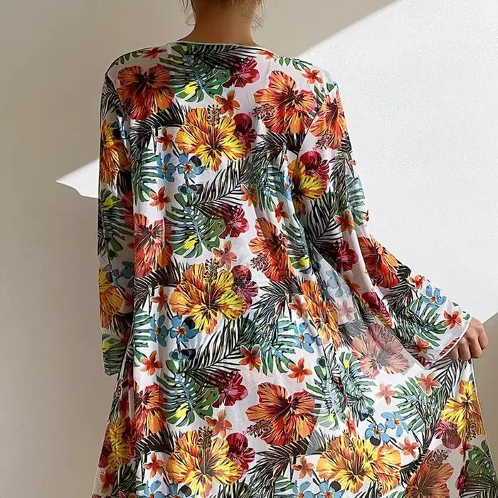 Maillot de bain 3 pièces imprimé Floral