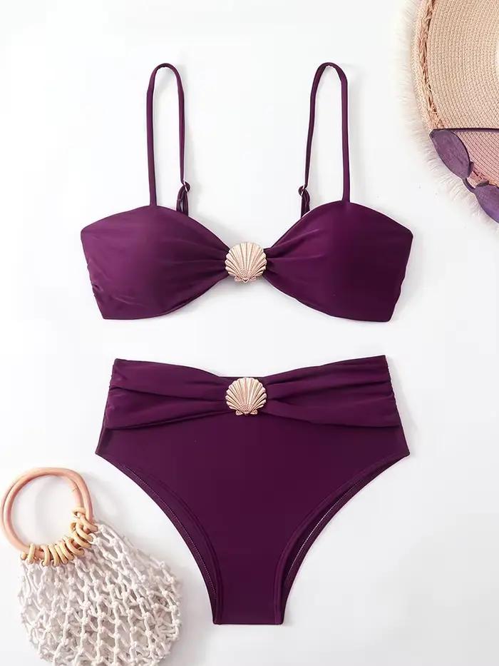 Bikini taille haute pour femmes