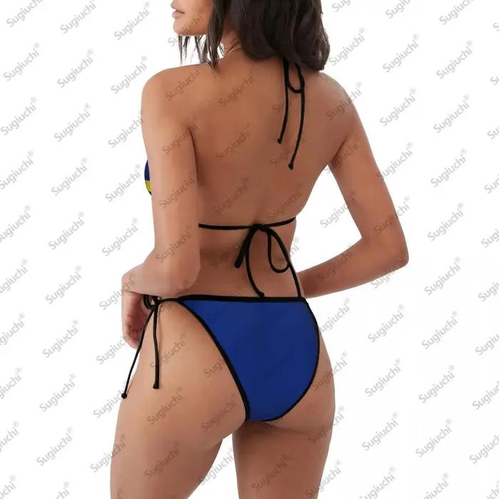 2025 Curacao drapeau 3D imprimé Bikini Mujer maillots de bain femmes maillot