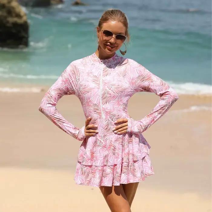 Maillot de bain à manches longues pour femmes