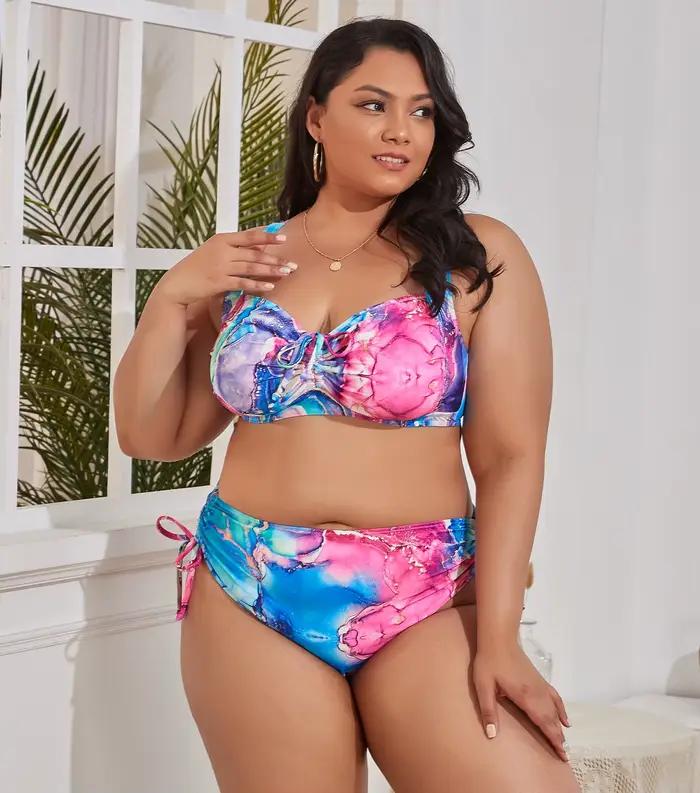 Maillot de bain deux pièces grande taille