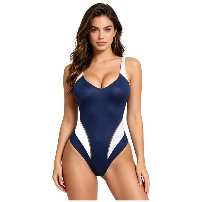 Maillot de bain une pièce athlétique pour femme