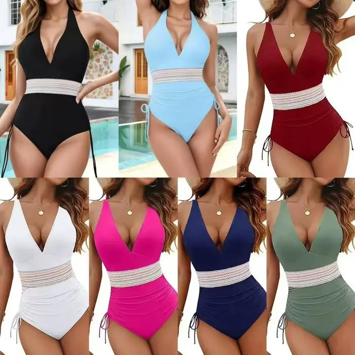 Sexy Bikini 2025 maillots de bain femmes taille haute