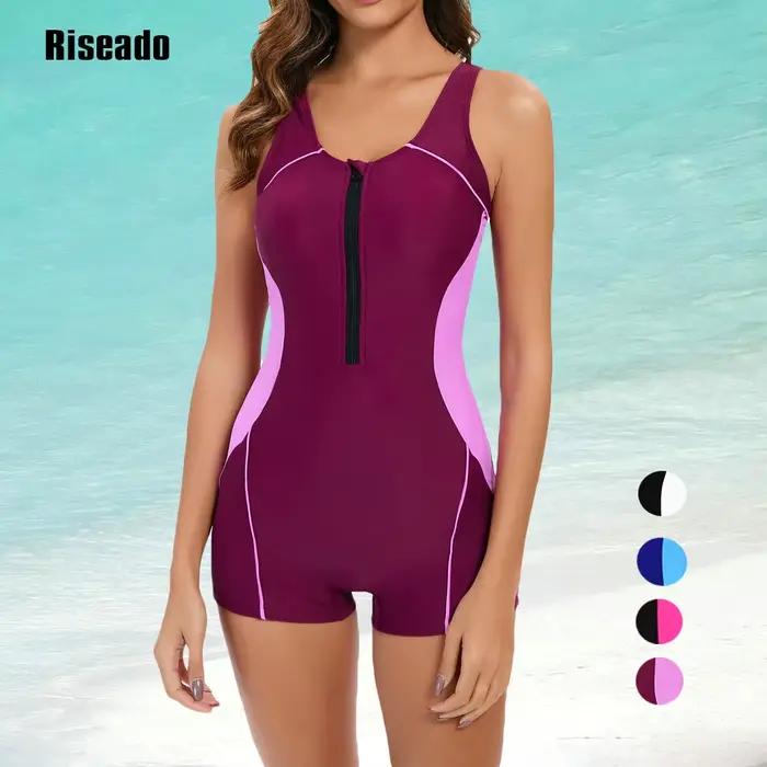 Riseado maillot de bain de sport une pièce